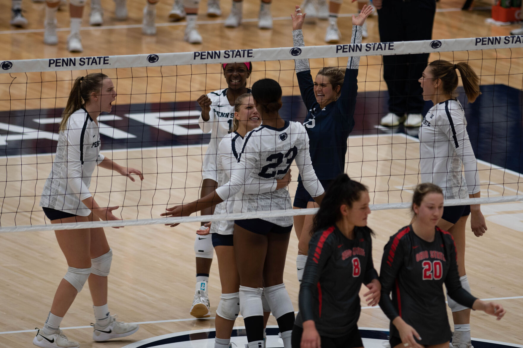 Womens Volleyball v Ohio State - Team Celebration